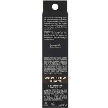 E.L.F., Gel Wow Brow, Brunette, 3,5 g (0,12 oz) - Image 3