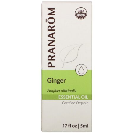 Pranarom, Essential Oil, Ginger, .17 fl oz (5 ml) - Image 2