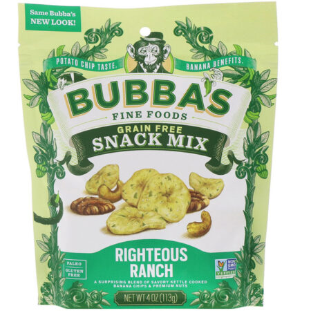 Bubba's Fine Foods, Snack Mix, Righteous Ranch, 4 oz (113 g)