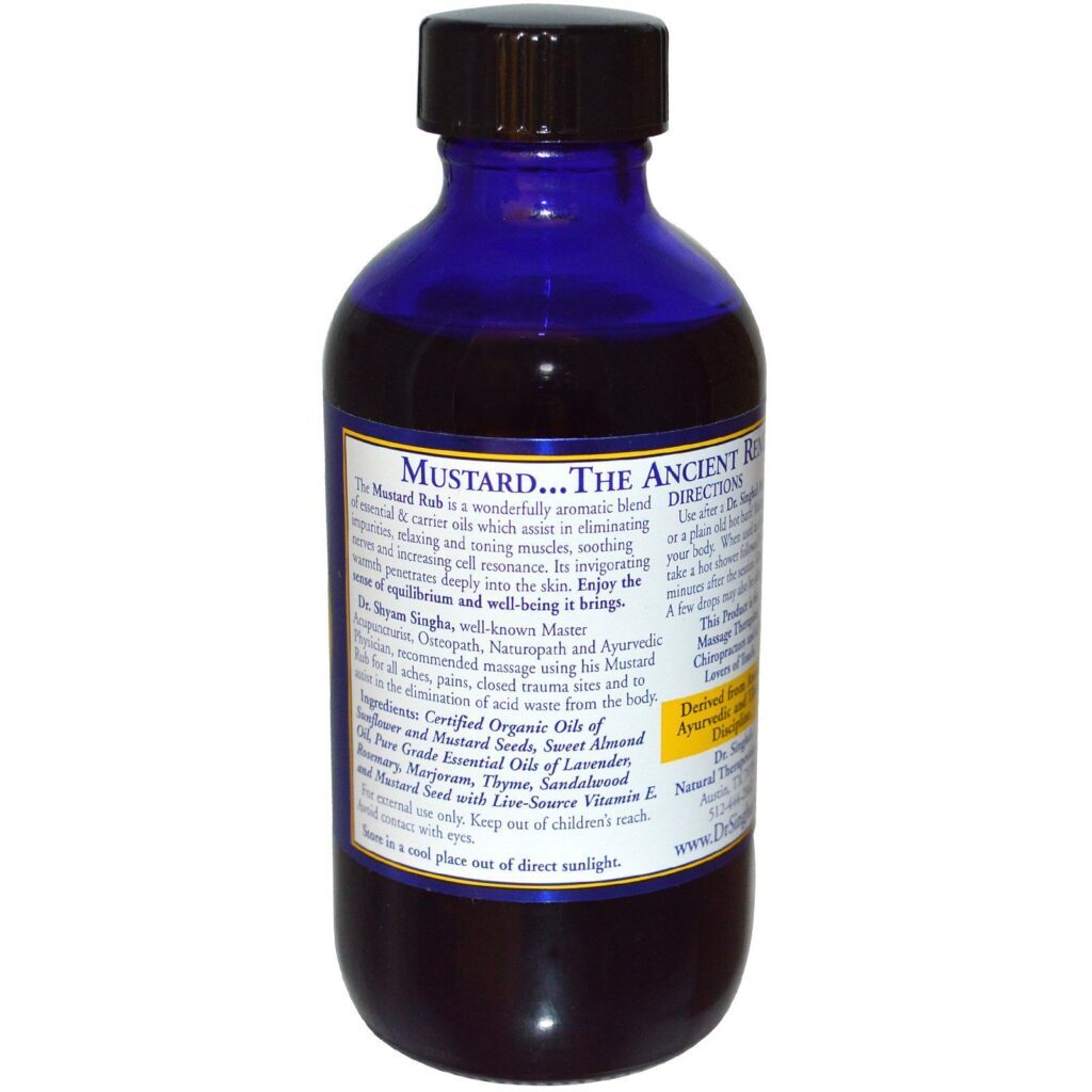 Dr. Singha's, Massageador de Mostarda, 118,4 ml (4 fl oz) - Imagem 2