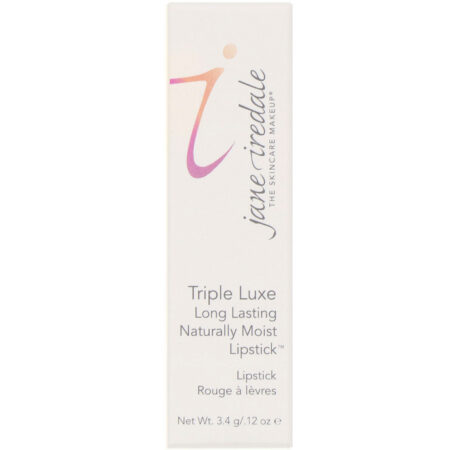 Jane Iredale, Triple Luxe, Long Lasting Naturally Moist Lipstick, Susan, .12 oz (3.4 g) - Image 2