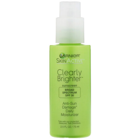 Garnier, SkinActive, Clearly Brighter, Anti-Sun Damage Daily Moisturizer, SPF 30, 2.5 fl oz (75 ml)