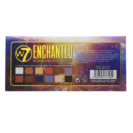 W7, Enchanted, Brilliance in Bloom, Pressed Pigment Palette, 0.34 oz (9.6 g) - Image 3