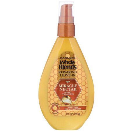 Garnier, Whole Blends, Condicionador leave-in reparador Néctar milagroso, Riquezas do mel, 150 ml