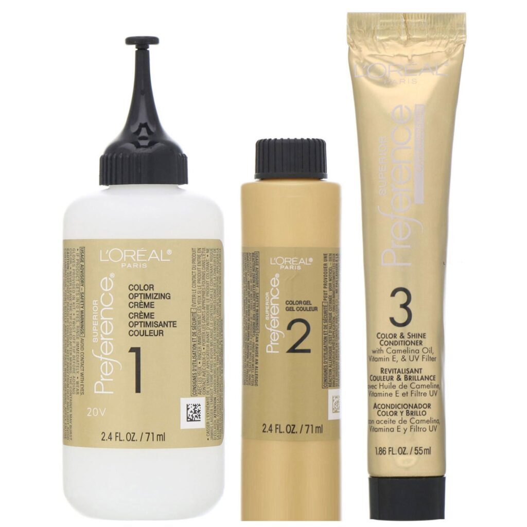 L'Oreal, Superior Preference, Sistema Fade-Defying Color + Shine, Warmer, Light Auburn 6R, 1 Aplicação - Imagem 3