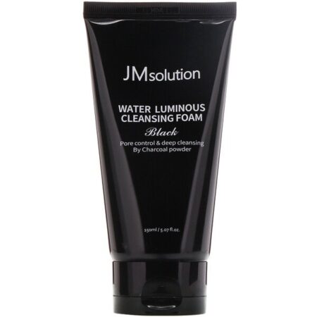 JM Solution, Espuma de Limpeza Luminosa à Base de Água, Preta, 150 ml (5,07 fl oz)