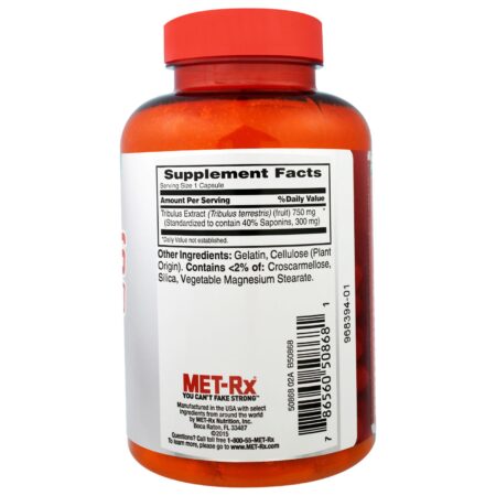 MET-Rx, Tribulus 750, 90 Cápsulas - Image 2