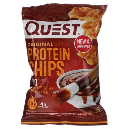 Quest Nutrition, Original Style Protein Chips, BBQ, 12 Pack, 1.1 oz (32 g) Each