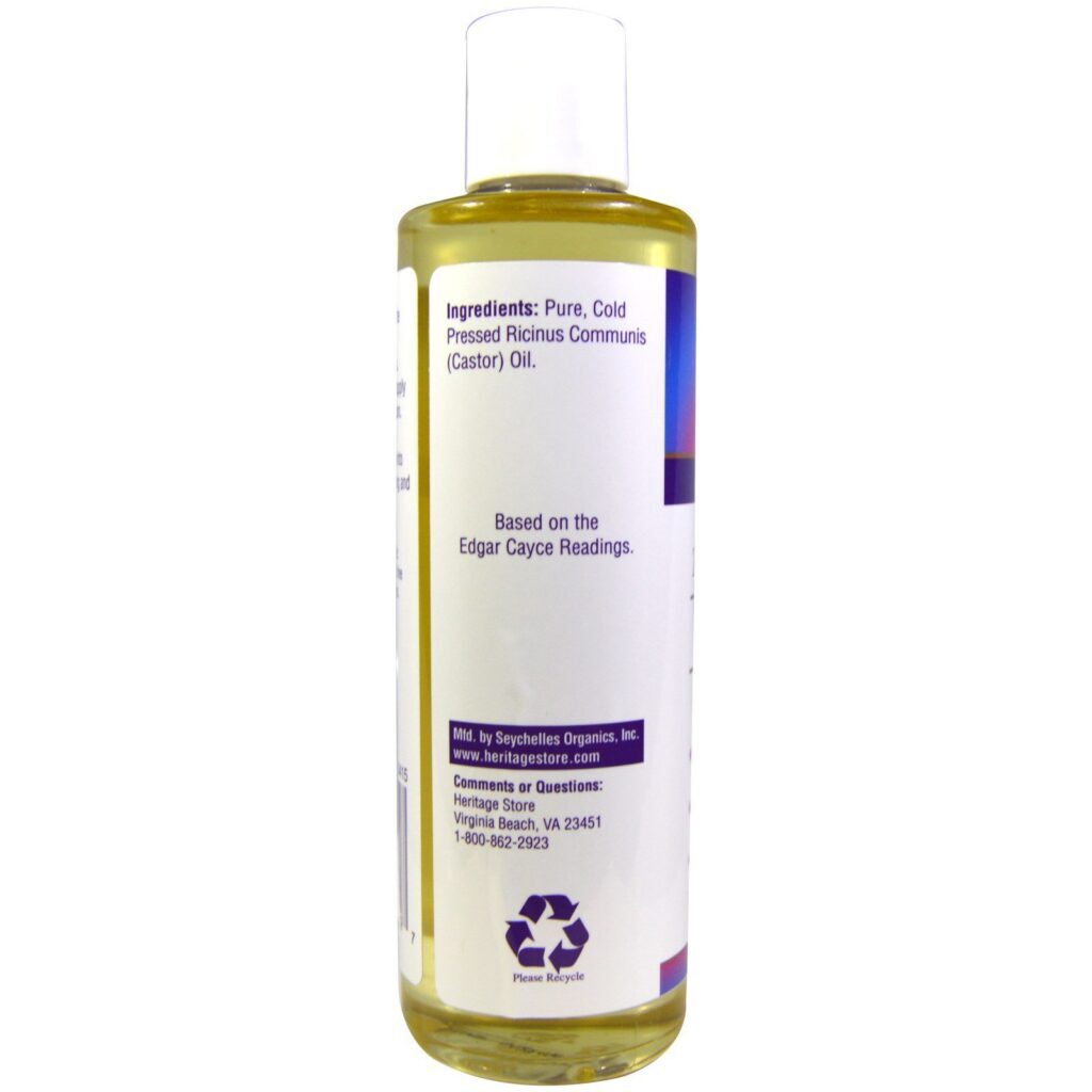 Heritage Store, The Palma Christi, Óleo de Rícino, 240 ml (8 fl oz) - Imagem 2