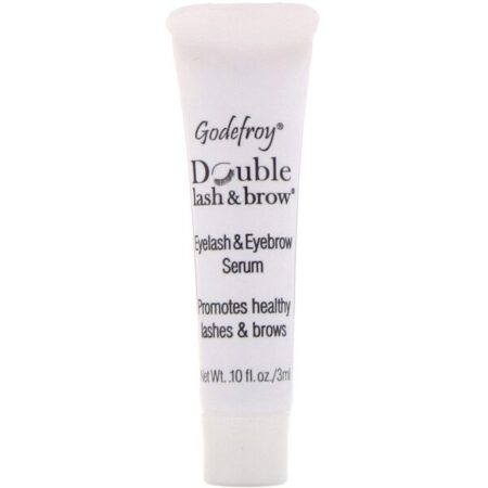 Godefroy, Double Lash & Brow, Soro para Cílios e Sobrancelhas, 0,1 fl oz (3 ml)