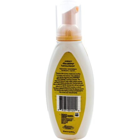 Aveeno, Ativos Naturais, Ultra-Calmante, Espuma Limpante, Sem Odor, 6 fl oz (180 ml) - Image 2