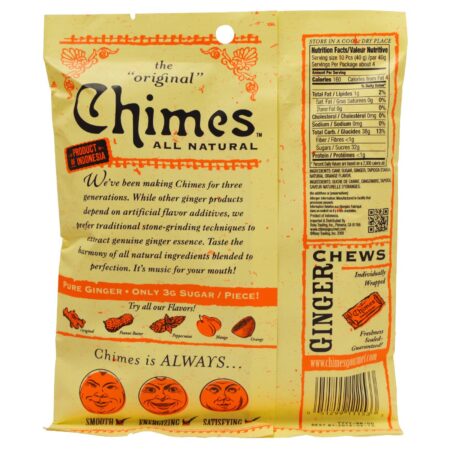 Chimes, Biscoitos de Gengibre, Laranja, 5 oz (141,8 g) - Image 2