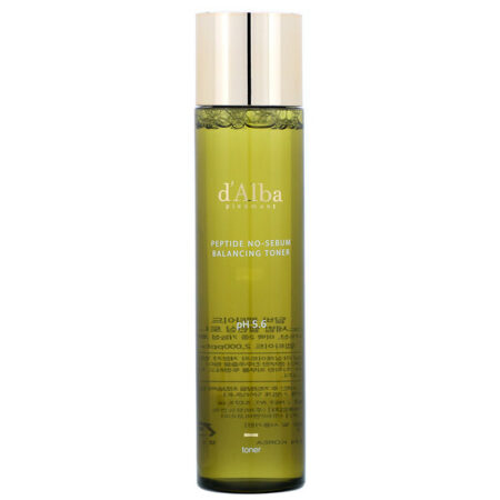 d'Alba, Peptide No-Sebum, Balancing Toner, 5.07 fl oz (150 ml)