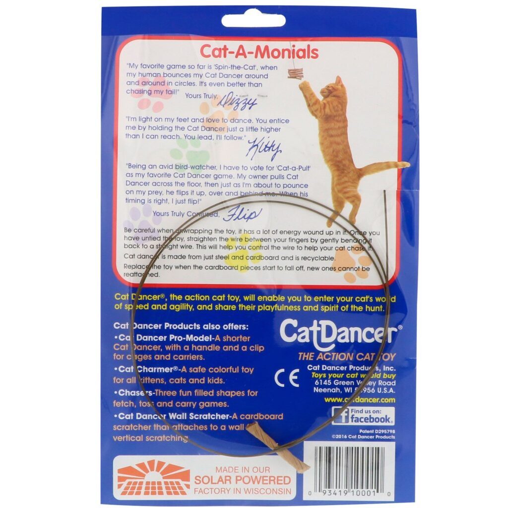 Cat Dancer, O brinquedo original do gato interativo, 1 gato dançarino - Imagem 2