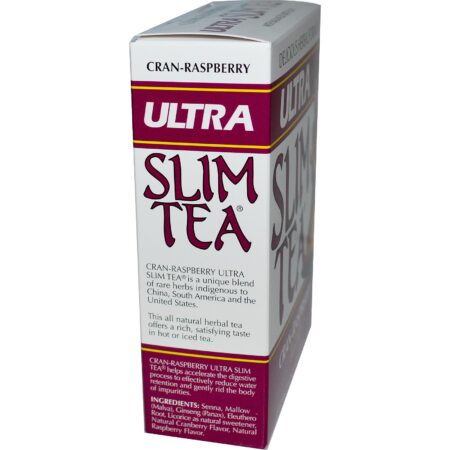 Hobe Labs, Ultra Slim Tea, Arando e Framboesa, Sem Cafeína, 24 Saquinhos de Chá com Ervas, 1,69 oz (48 g) - Image 2