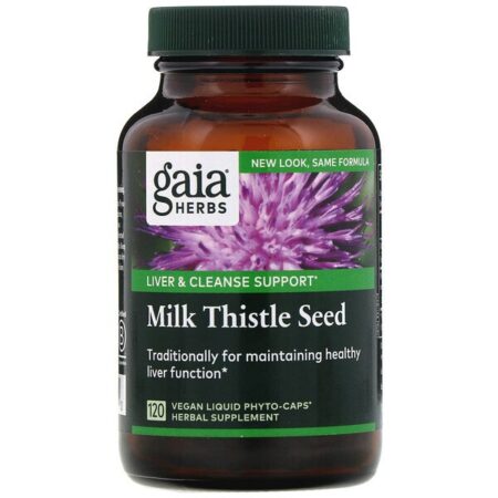 Gaia Herbs, Milk Thistle Seed, 120 Fitocápsulas Líquidas Veganas