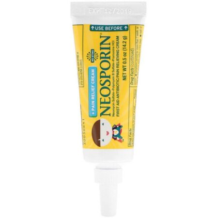 Neosporin, Creme de Dupla Ação, Creme Analgésico, Para Crianças Maiores de 2 Anos, 0,5 oz (14,2 g)