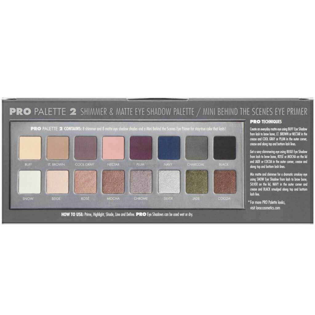 Lorac, Paleta Pro 2 com mini primer para olhos Behind The Scenes, 14,3 g - Imagem 3