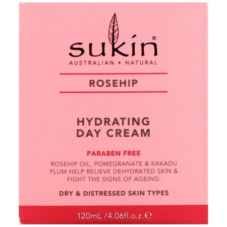 Sukin, Creme Hidratante Diurno, Rosa Mosqueta, 120 ml (4,06 fl oz) - Image 2