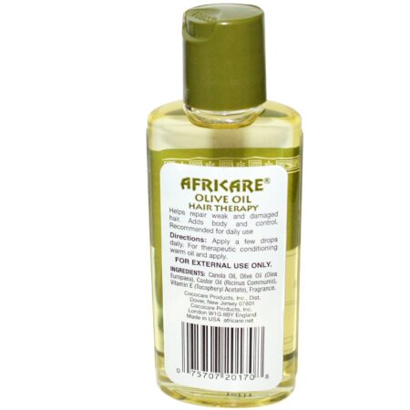 Cococare, AfriCuidado Pessoal, Terapia Capilar de Azeite de Oliva, 2 fl oz (60 ml) - Image 2