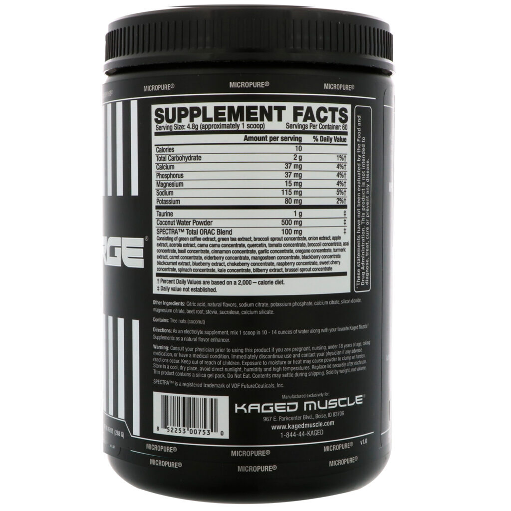 Kaged Muscle, Hydra-Charge, Limonada com Maçã, 10,16 oz (288 g) - Imagem 2