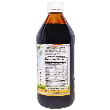 Dynamic Health Laboratories, Once Daily Tart Cherry, Ultra 5X, 100% Juice Concentrate, 16 fl oz (473 ml) - Image 2