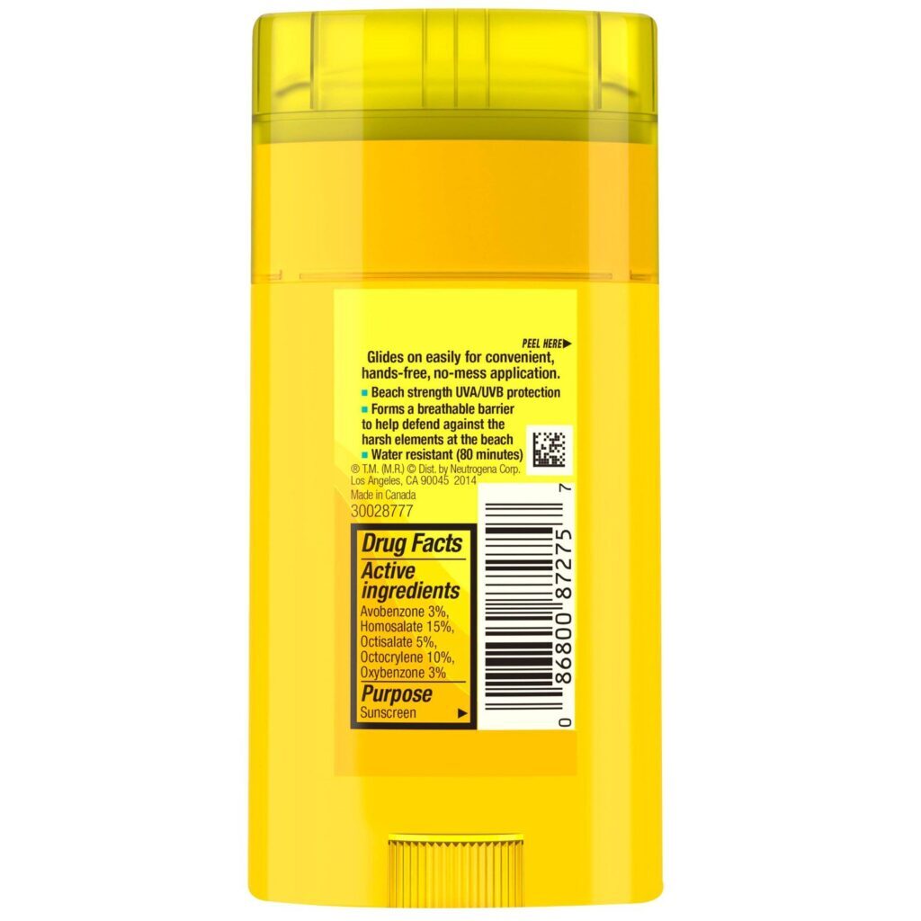 Neutrogena, Defesa para praia, bastão de protetor solar, FPS 50+, 1,5 onças (42 g) - Imagem 2
