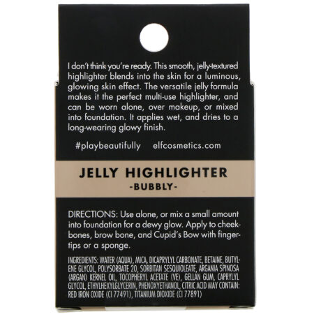 E.L.F., Jelly Highlighter, Bubbly, 13 ml (0,44 fl oz) - Image 4