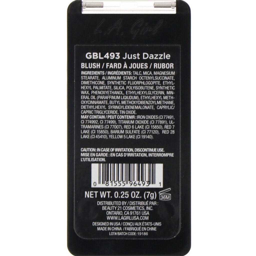 L.A. Girl, Pó Just Blushing, Just Dazzle, 7 g - Imagem 3