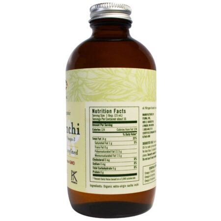 Flora, Sacha Inchi Orgânico, Óleo Puro Premium, 8.5 fl oz (250 ml) - Imagem 2