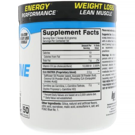 BPI Sports, CLA + Carnitina, Gelo de Arco-Íris, 11,29 oz (320 g) - Image 2