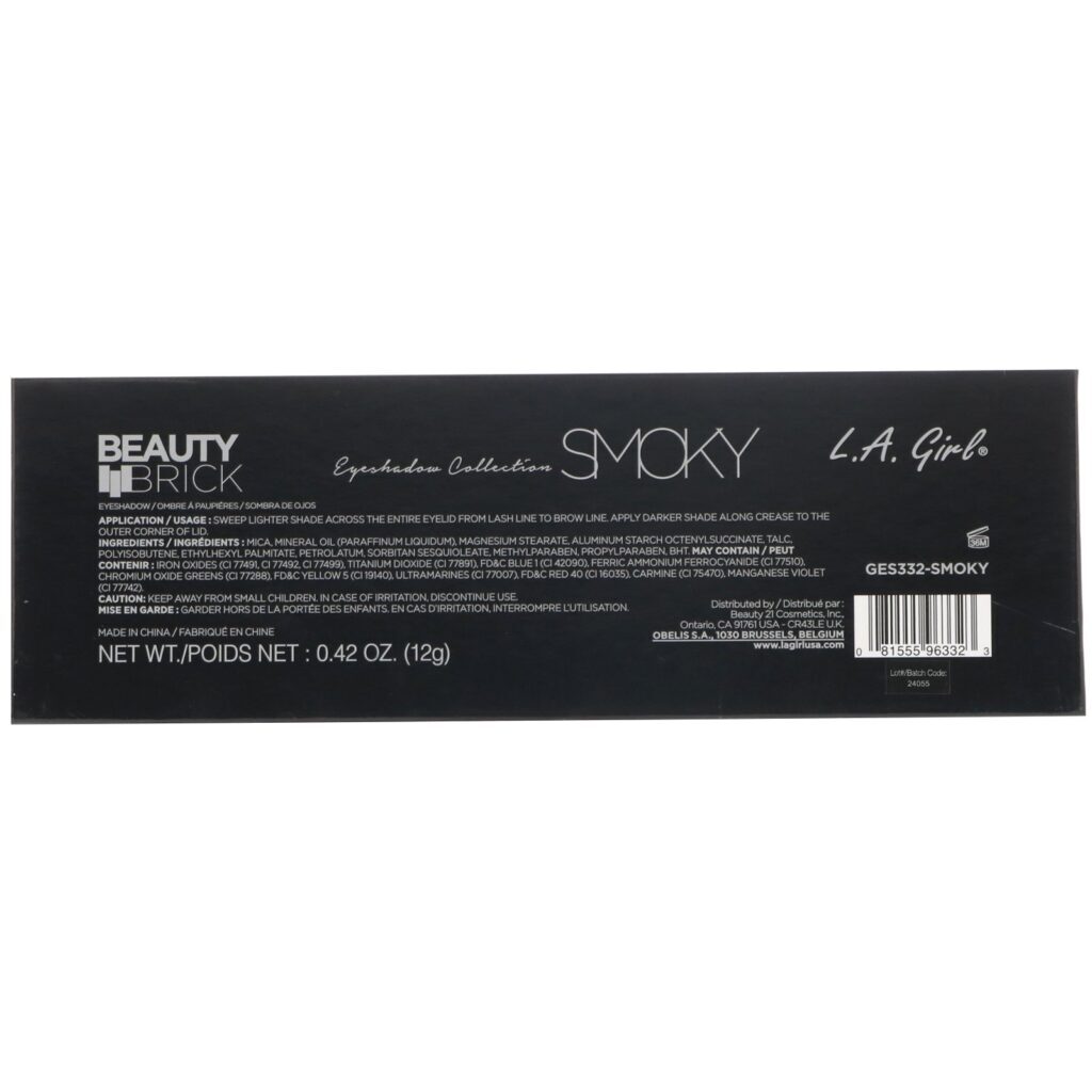 L.A. Girl, Paleta de sombra para esfumar, Beauty Brick, 12 g - Imagem 3
