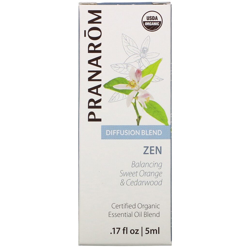Pranarom, Essential Oil, Diffusion Blend, Zen, .17 fl oz (5 ml) - Imagem 2