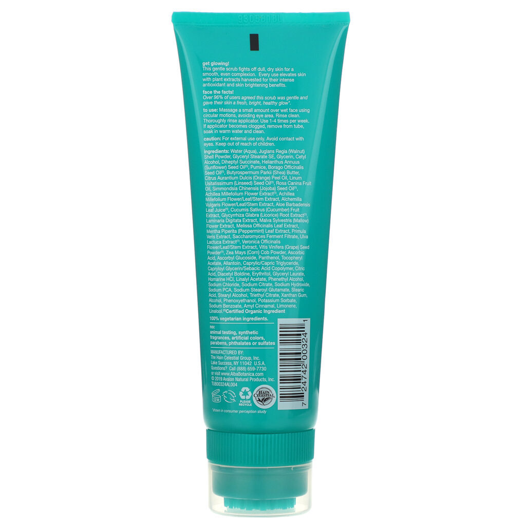 Alba Botanica, Even & Bright, Enzyme Scrub with Swiss Alpine Complex, 4 oz (113 g) - Imagem 2