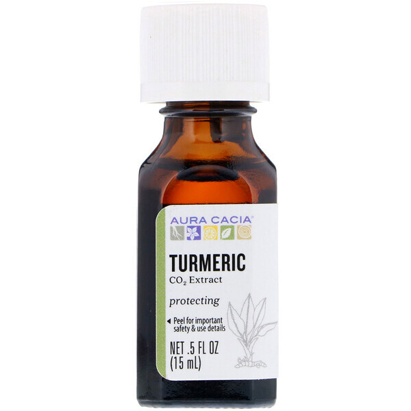 Aura Cacia, Turmeric, CO2 Extract, .5 fl oz (15 ml)