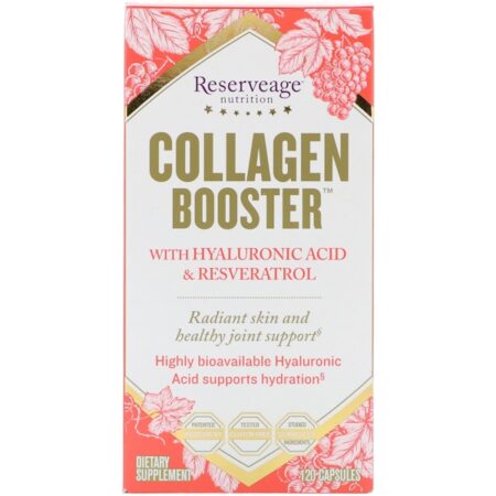 ReserveAge Nutrition, Impulsionador de Colágeno, 120 Cápsulas