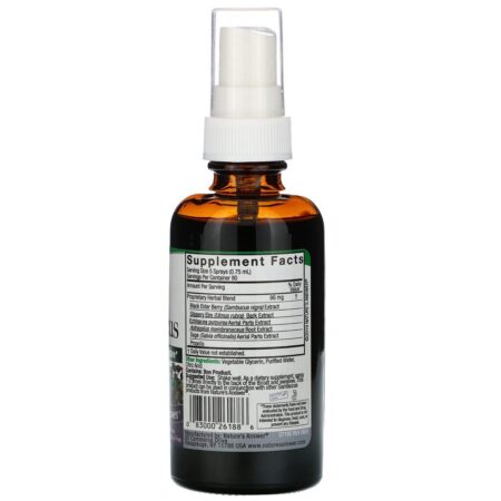Nature's Answer, Sambucus, Black Elderberry Extract Spray, Alcohol-Free, 2 fl oz (60 ml) - Imagem 2