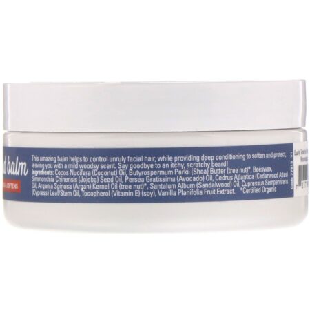 Now Foods, Bálsamo para barba, controle e maciez, Light Woodsy, 57 g (2 oz) - Image 2