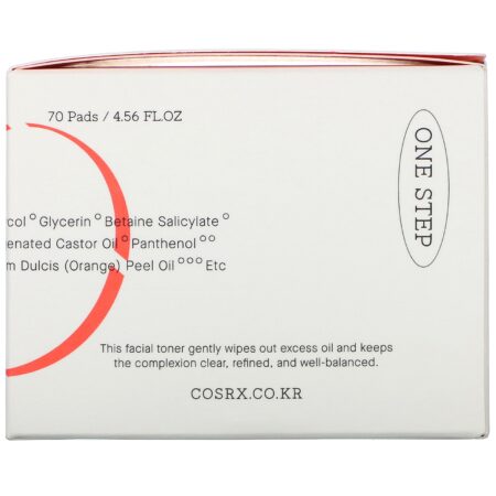 Cosrx, One Step, Original Clear Pad, 70 Pads, (4.56 fl oz) - Image 5