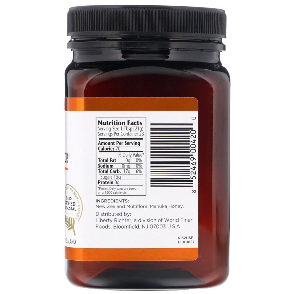 Manuka Doctor, Manuka Honey Multifloral, MGO 45+, 1.1 lbs (500 g) - Imagem 2