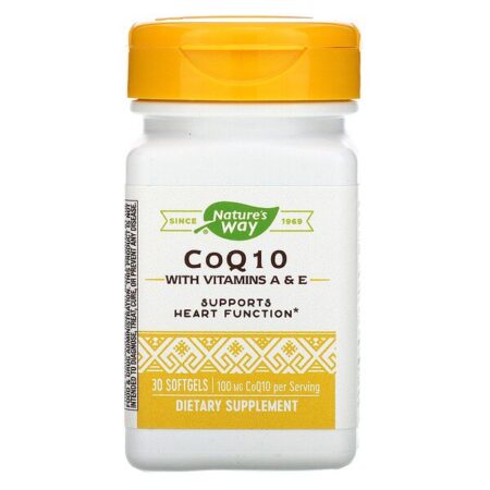 Nature's Way, CoQ10, 100 mg, 30 cápsulas softgel