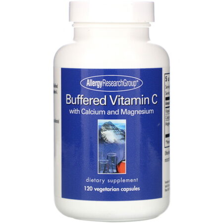 Allergy Research Group, Buffered Vitamin C with Calcium and Magnesium, 120 Vegetarian Capsules