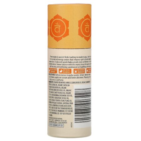 Aura Cacia, Roll-On Orgânico Para Aromaterapia e Balancear os Chakras, Sacral Sensual, 0.31 fl oz (9.2 ml) - Image 3