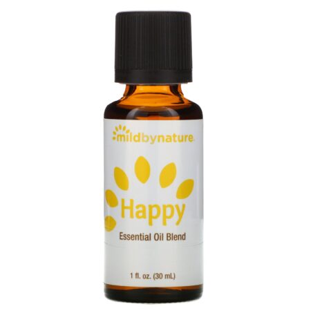 Mild By Nature, Happy, Mistura de Óleos Essenciais, 1 oz - Image 3