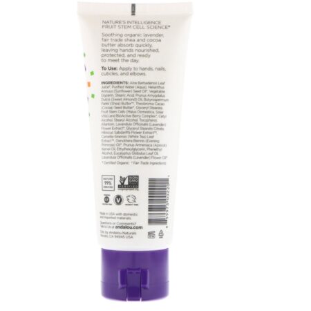 Andalou Naturals, Caminho de Luz, Manteiga de Shea + Manteiga Cremosa de Cacau, Lavanda, 3,4 fl oz (100 ml) - Image 2