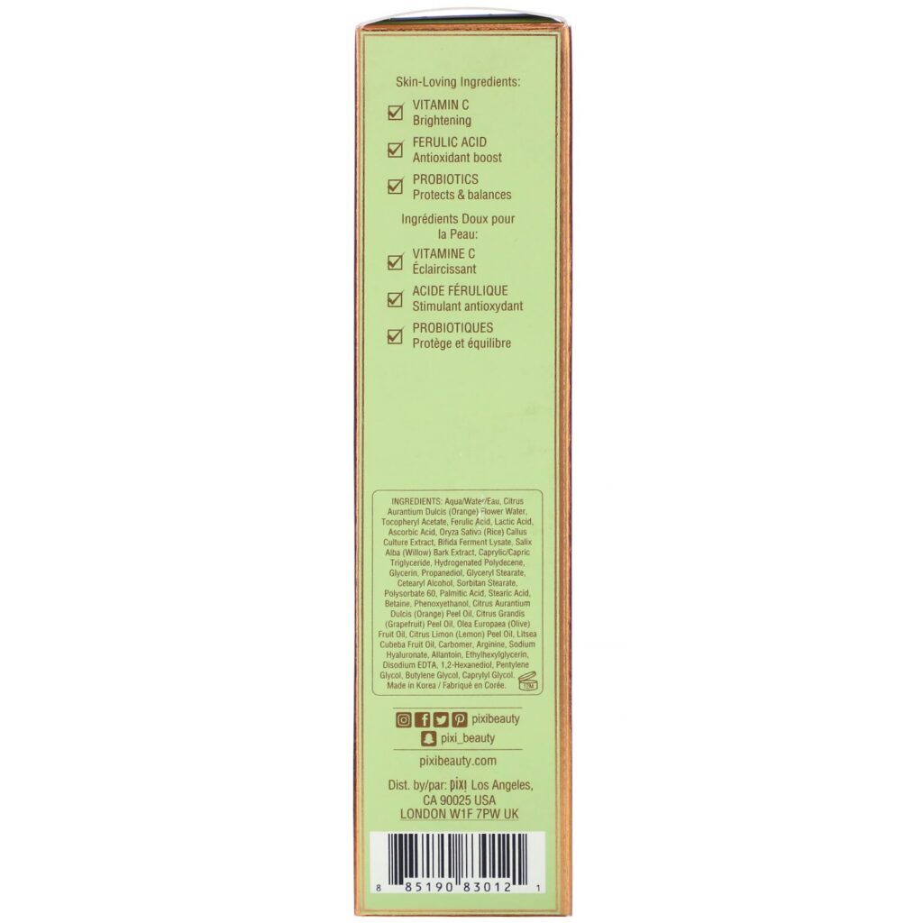 Pixi Beauty, Skintreats, Vitamin-C Lotion, Brightening Moisturizer, 1.7 fl oz (50 ml) - Imagem 3