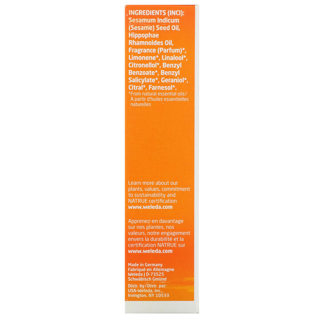 Weleda, Hydrating Body & Beauty Oil, Sea Buckthorn Extracts, 3.4 fl oz (100 ml) - Imagem 3