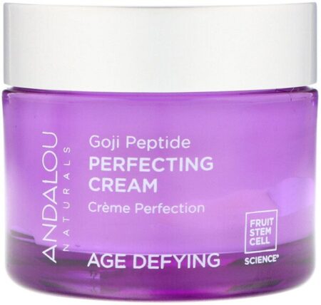 Andalou Naturals, Creme Aperfeiçoador, Super Peptídeo de Goji, Resiste à Idade, 50 ml (1,7 fl oz)