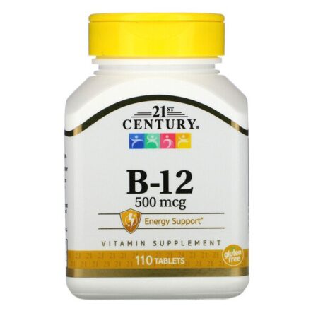 21st Century, B-12, 500 mcg, 110 Comprimidos