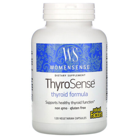 Natural Factors, WomenSense, ThyroSense, Thyroid Formula, 120 Vegetarian Capsules